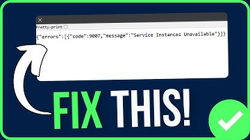 ROBLOX ERROR CODE 9007 [FIXED] | Roblox Service Instances Unavailable Problem