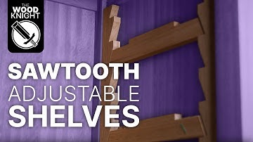 Woodworking: Sawtooth Shelves