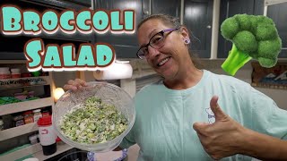 BROCCOLI SALAD | Cooking In A Truck