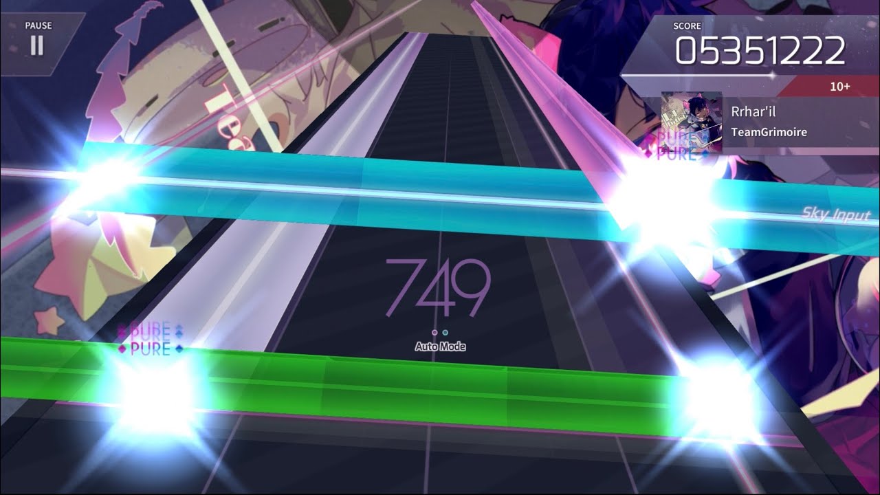 [Arcaea fanmade] Rrhar'il / Team Grimoire [BYD 10+] from phigros