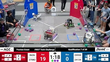 Qualification 7 - 2025 FTC FIRST Tech Challenge DECODE Preview Event