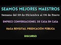 SEAMOS MEJORES MAESTROS ✅ SEMANA DEL 29 DE DICIEMBRE AL 04 DE ENERO