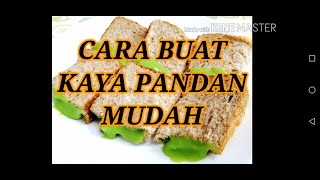 Cara mudah buat kaya pandan sedap
