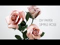 Diy paper rose easy and simple perfect for valentines day