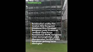 Gedung Utama Kejaksaan Agung Mulai Dibongkar Pasca Kebakaran