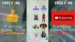 ff whatsapp stickers for free Direct download link 🖇️☺️ #short #freefire #stecker screenshot 5