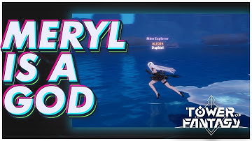 Meryl can walking and running on the water surface | Tower Of Fantasy