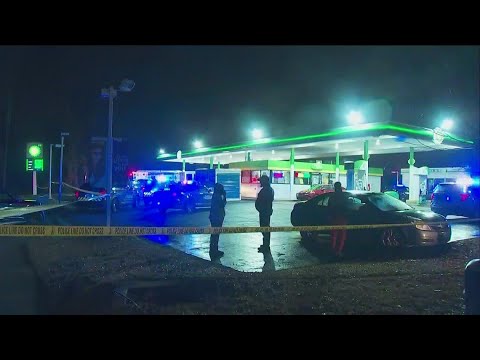 Man shot in head at Atlanta gas station, police say - YouTube