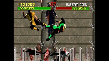 Mortal Kombat Revision 4.0 Scorpion Reptile Battle (60FPS)