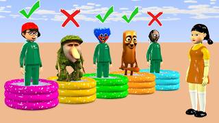 Scary Teacher 3D vs Squid Game Whose Swimming Pool Is This? Tung Tung Tung Sahur Brainrot Challenge