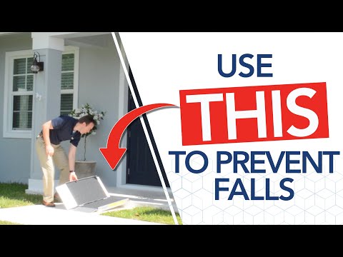 Don't break a hip, use a ramp over steps instead