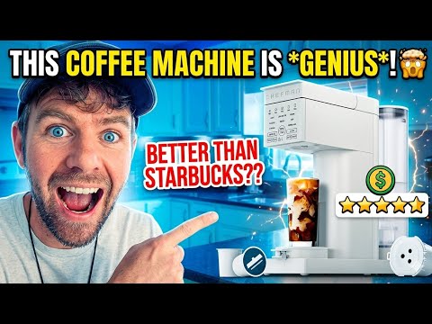Chefman Caffeinator Single Serve Coffee Maker, Brew Kcups & Grounds Drip Coffee Machine Full Review