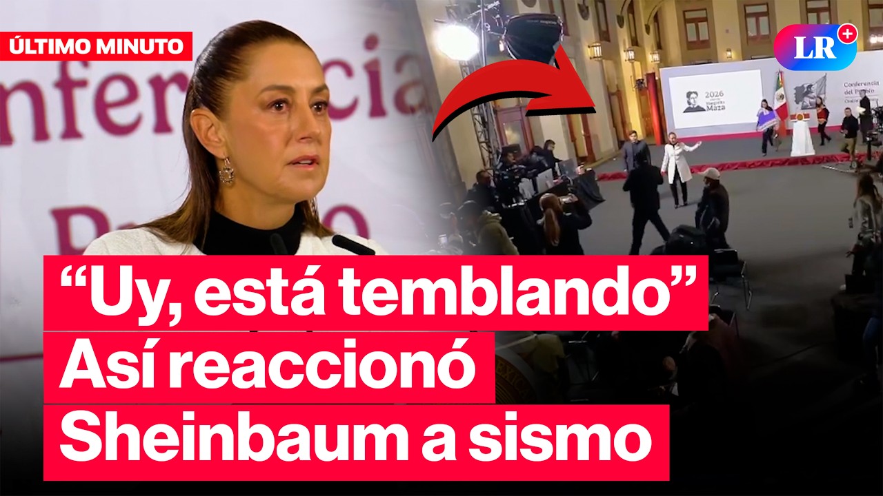 🚨México: FUERTE SISMO sorprende a SHEINBAUM en plena MAÑANERA | 