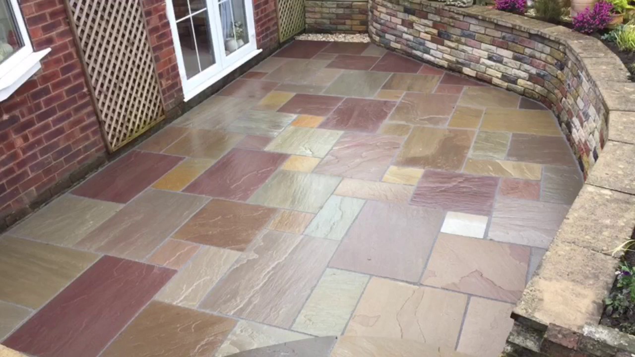Patio in Indian stone