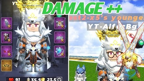 Skyblock Blockman Go: Testing Silverfang Armor & Valkyrie Sword on Boss!