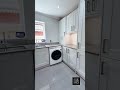 Howdens Dove Grey Shaker Kitchen with Matching Island