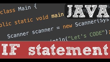 If statement in Java (Conditionals) - Programming tutorial