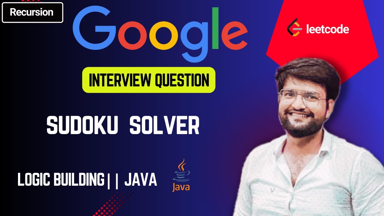 Sudoku Solver || LeetCode || Easy to understand || JAVA - YouTube