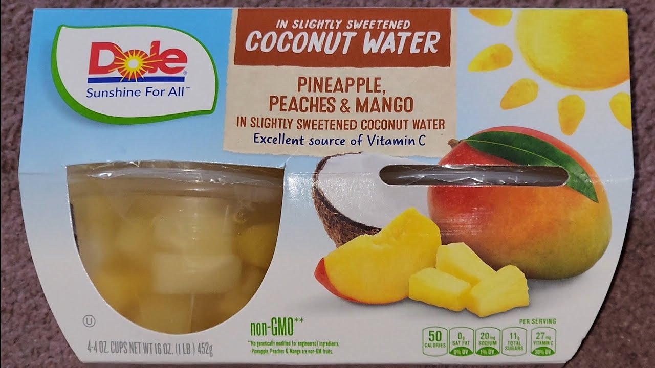 Item Review Dole Pineapple Peaches & Mango in Slightly Sweetened