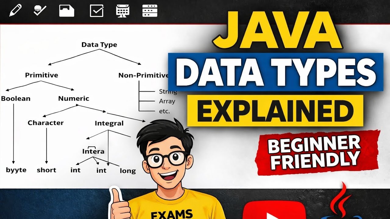 Data Types in java and C language | Easy way - YouTube