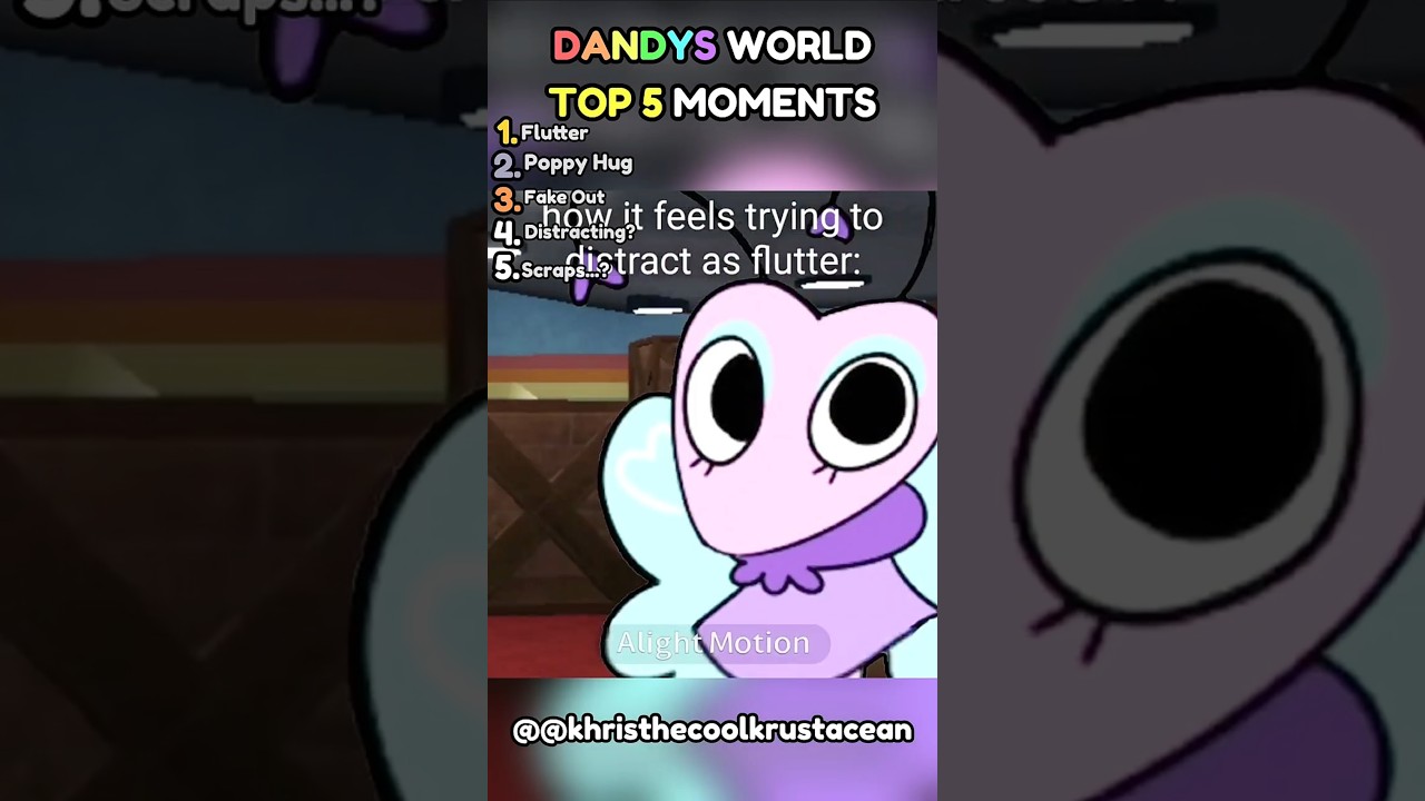 ⁣Top 5 Easter Event Moment Clips In Dandys World New Update #2 #roblox #dandysworld #update #dublagem