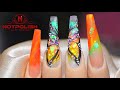 HOW TO DO COLORFUL BUTTERFLY GLITTER NAIL TUTORIAL I NOTPOLISH ART DESIGN I 2020 NAIL TREND