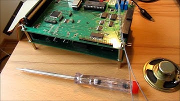 Homebrew Z80 Computer plays music