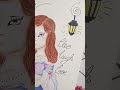 ##Drawing with pencil colors ##With me ##