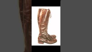 Vintage Olof Daughters Brown Mod Knee High Leather Boots #ANVINTRO #vintageboots #rare #fabulous