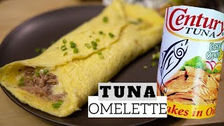 Tuna Cheese Omelette  Pinoy Recipe