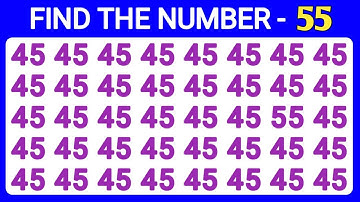 GENIUS TEST - FIND THE ODD NUMBERS AND LETTERS || SPOT THE ODD ONE OUT ||