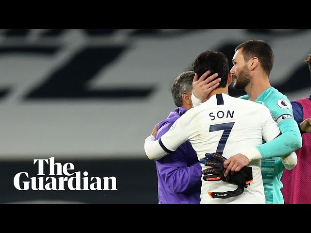Jose Mourinho Thrilled With Beautiful Row Between Spurs Son And Lloris Jose Mourinho The Guardian
