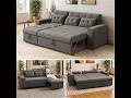 Review: Ahomly 87” Convertible Sofa Bed | Pull-Out Sleeper for Small Spaces
