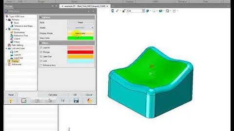 ZW3D CAM 3X Milling Tutorial - HSM Lace
