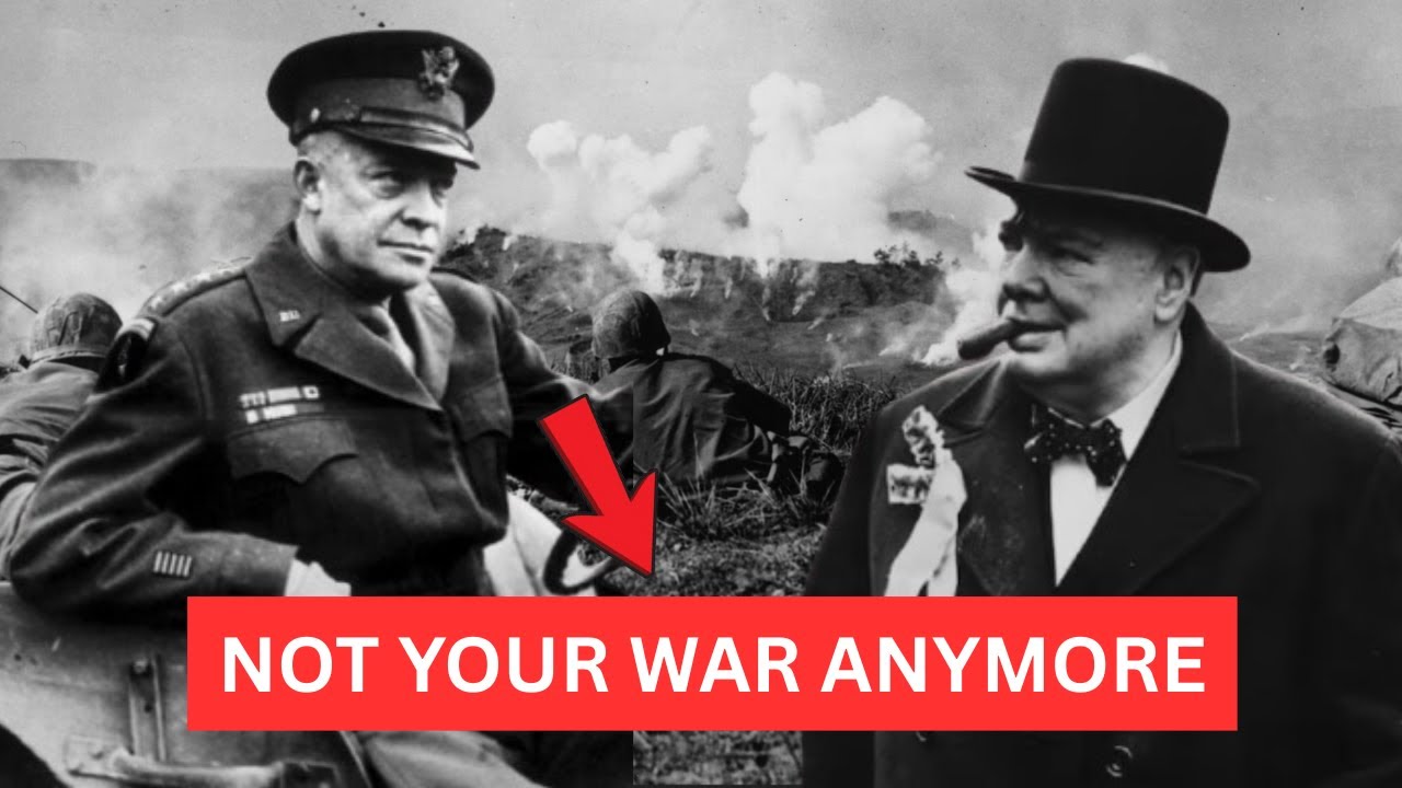 Что сказал Эйзенхауэр, когда Черчилль пытался его контролировать?