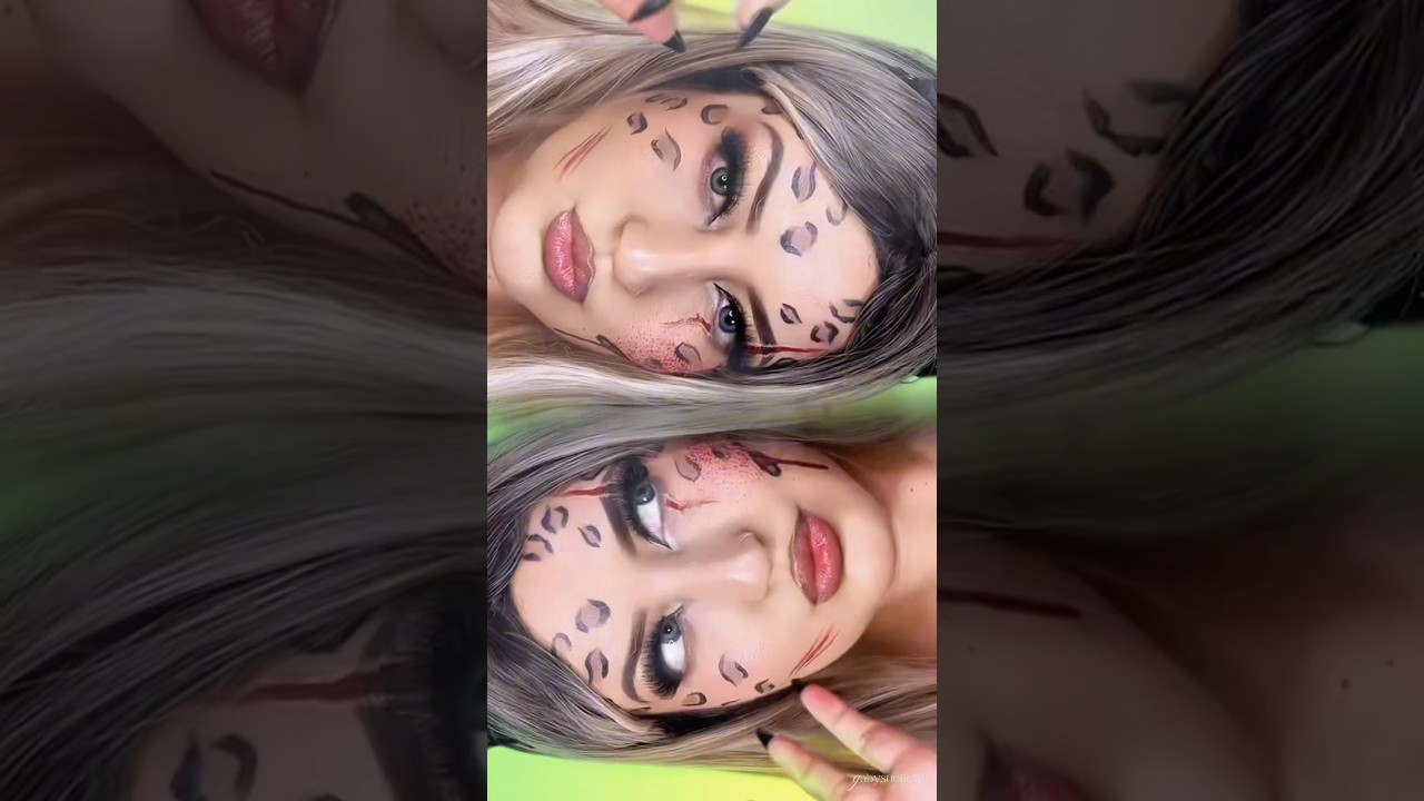 CHEETAH MAKEUP maquillaje viral de Halloween 