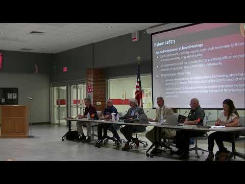 Center Grove Schools Special Board Meeting - August 26, 2021