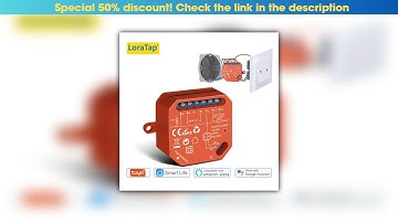 Best LoraTap Zigbee Curtain Switch Module for Roller Shutter Blind Motor DIY Tuya Smart Home by Goo