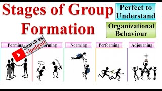 Stages of Group Formation, OB, 11, Group Formation, #OrganisationalBehaviour #OB