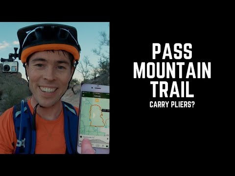 Vicious cactus attacks mountain biker