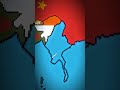 Small Scale Myanmar #minecraft #myanmar #burma #southeastasia #asia #war #map #flags #history #asean