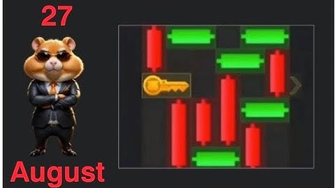 Mini Game Today 27 August Hamster Kombat How to solve Mini Game Puzzle in Hamster Kombat 100% Solved