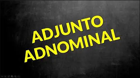 O que são os adjuntos Adnominais?