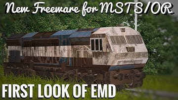 New Freeware OG CAB EMDs for MSTS/OR | First Look | Realistic Modelling and 4K Quality Textures 🔥
