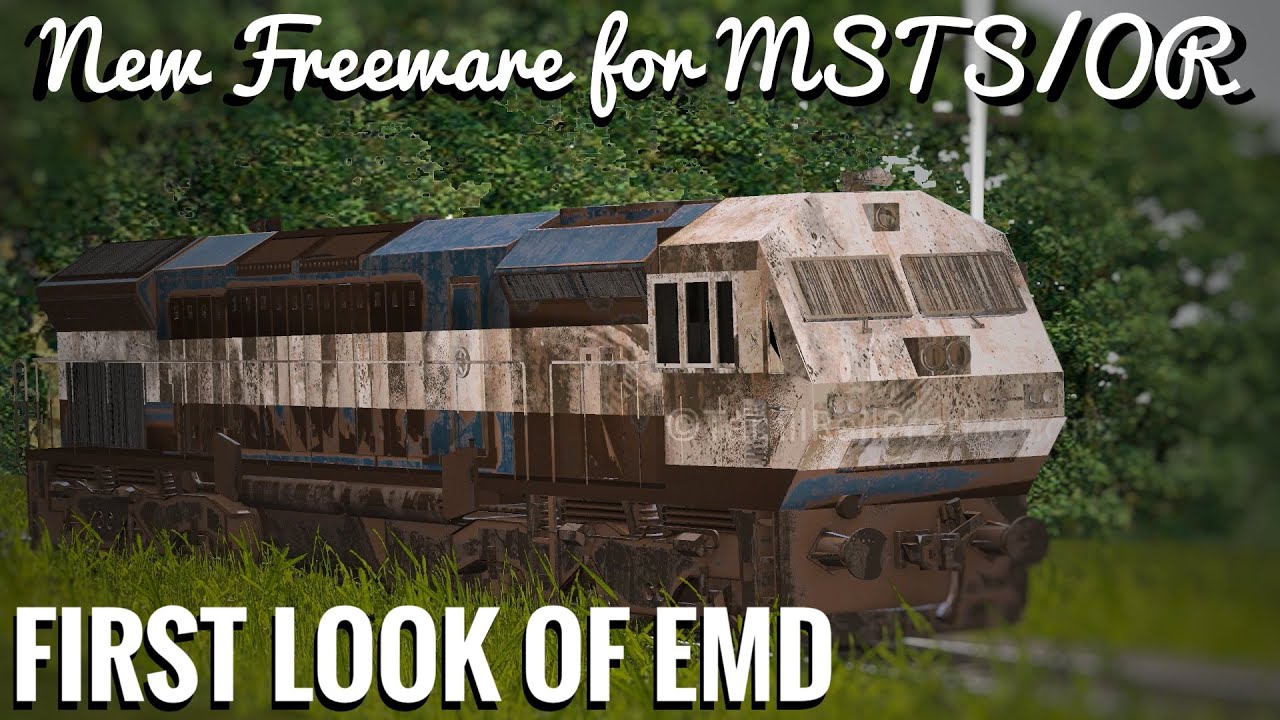 New Freeware OG CAB EMDs for MSTS/OR | First Look | Realistic Modelling and 4K Quality Textures 🔥