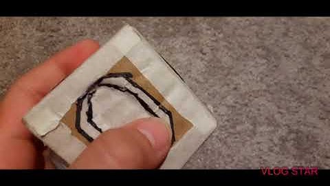 Cool cardboard fidget cube