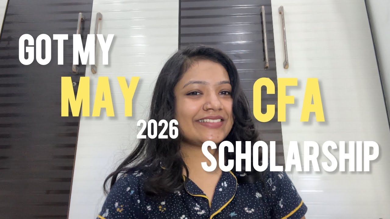 All You Need to Know About CFA Scholarship 💸 | Got My May 2026 CFA Scholarship!
