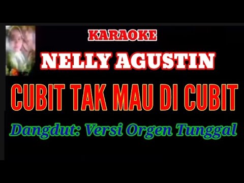 KARAOKE ( Cubit Tak Mau Di Cubit ) Nelly Agustin.