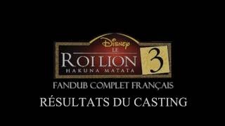 Résultats Du Casting Le Roi Lion 3 Fandub Complet Français