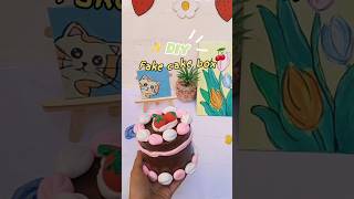 Diy Fake cake JEWELLERY BOX 🎂✨ | #short | #viral | #diy | #recycledart  | @Bhavikapalette |